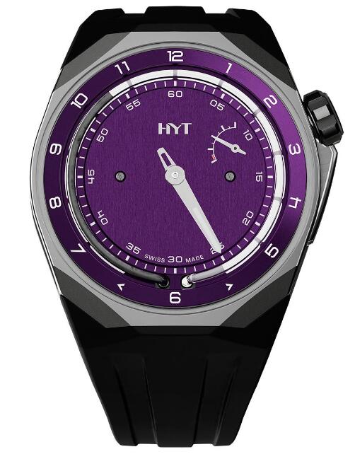 Replica HYT Titanium Purple Millesime Edition Edition H03344-A Watch