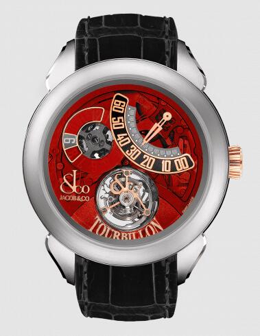 Palatial Flying Tourbillon Titanium Red