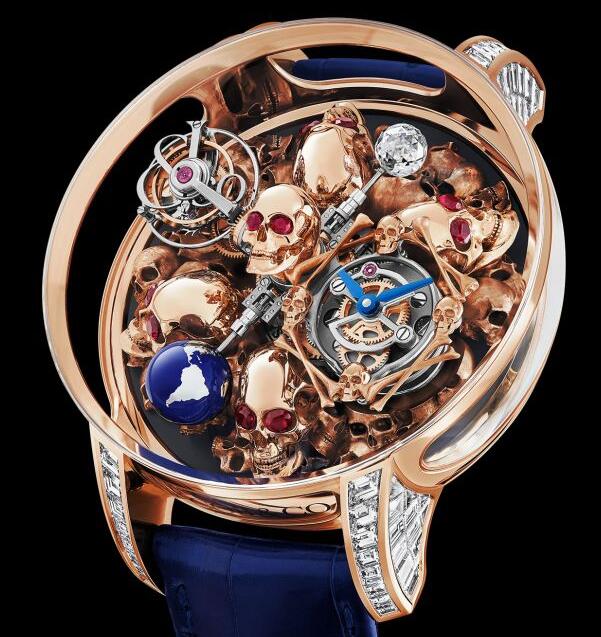 Jacob & Co. ASTRONOMIA TOURBILLON ART SKULLS Watch Replica AT802.40.BD ...